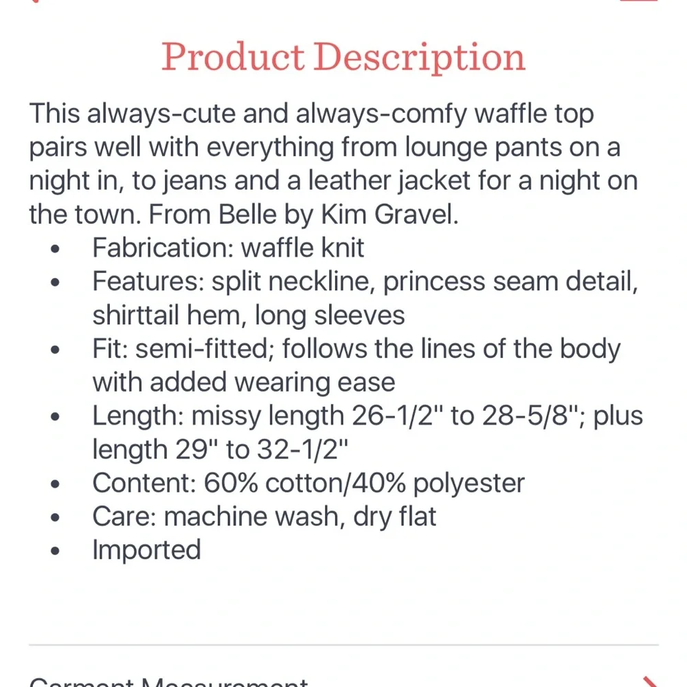 Raw edge seam pullover - Picture 2 of 7